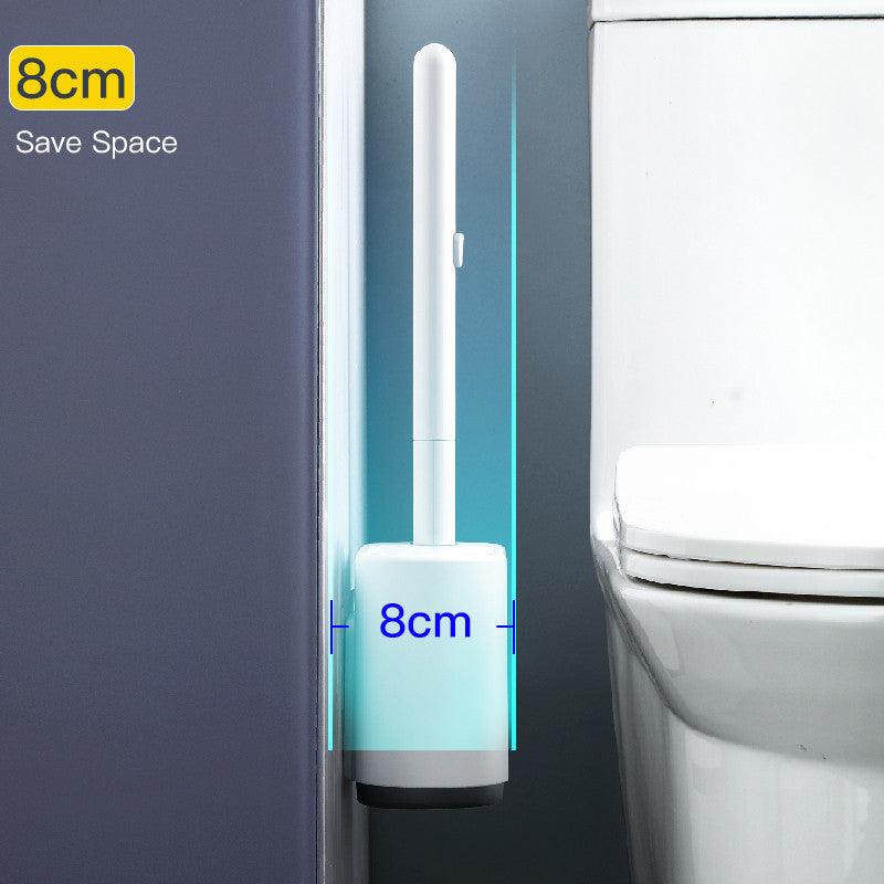 Disposable Toilet Brush Household No Dead Corner Toilet Cleaning Brush Wall-mounted - Pacisia