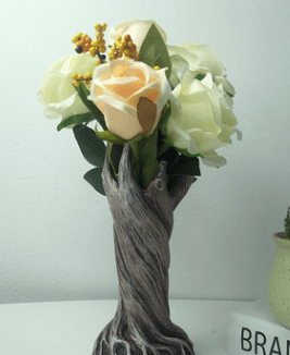 Dryad Vase Decoration Creative Tree Trunk Decoration Home Living Room Resin Craft Flower Decoration - Pacisia