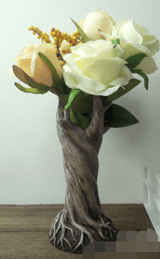 Dryad Vase Decoration Creative Tree Trunk Decoration Home Living Room Resin Craft Flower Decoration - Pacisia