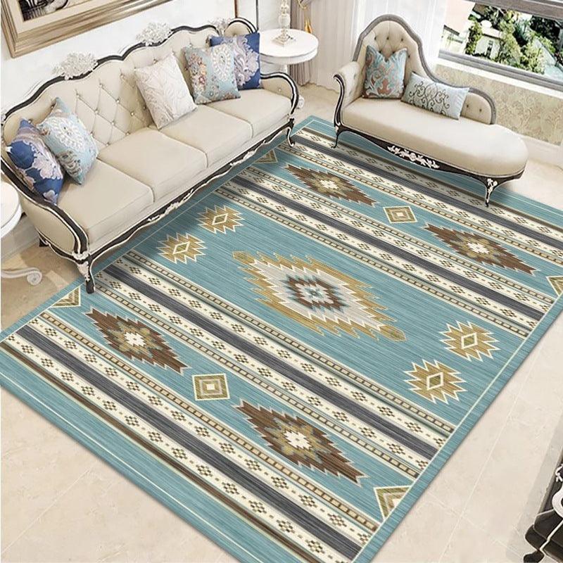 Ethnic Style Carpet Retro Living Room Sofa Floor Mat - Pacisia