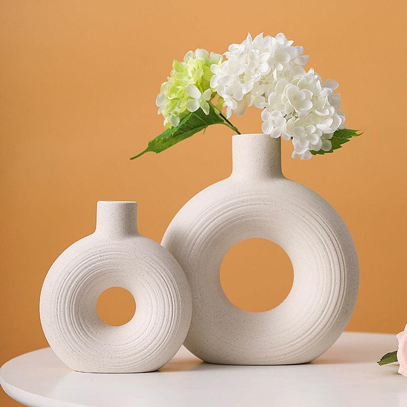 European-style Ceramic Creative Vase Frosted Ornaments - Pacisia