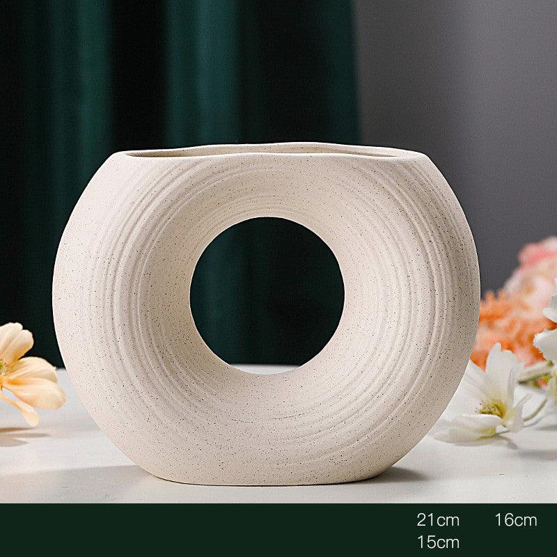 European-style Ceramic Creative Vase Frosted Ornaments - Pacisia