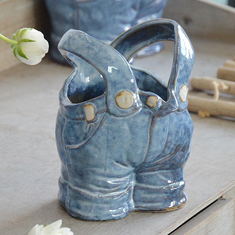 Faux Jeans Ceramic Vase Decorative Ornaments - Pacisia