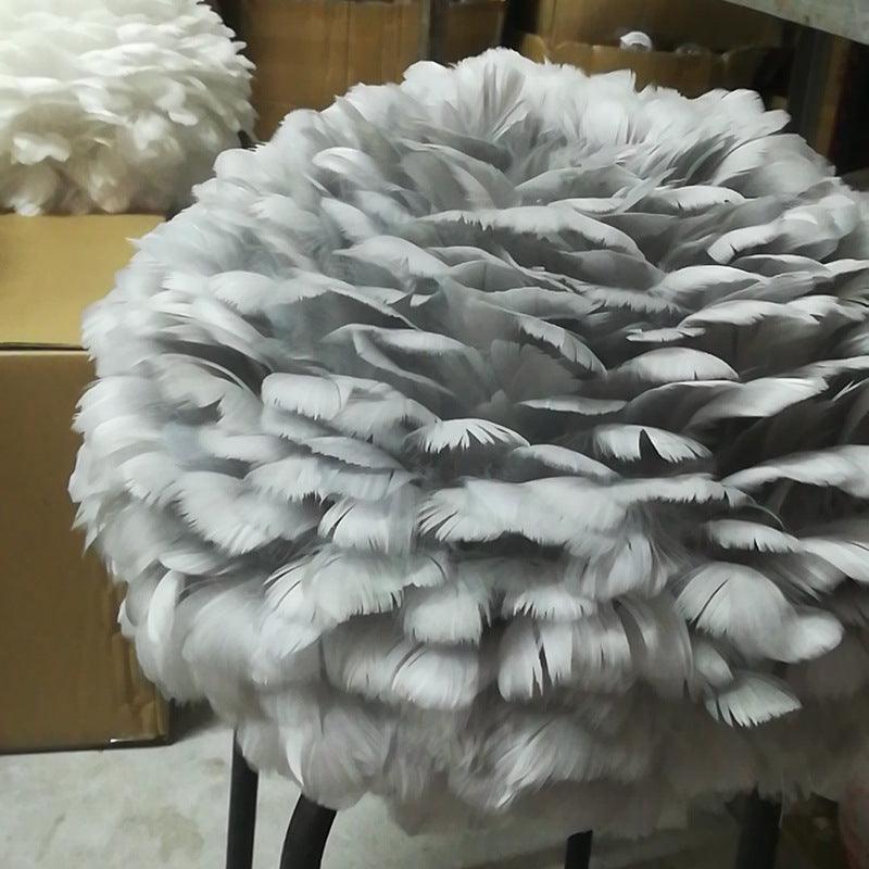 Feather Warm And Romantic Bedside Chandelier - Pacisia