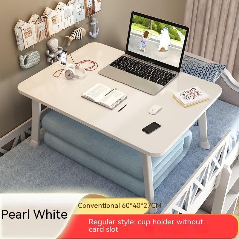 Folding Computer Bedroom Card Slot Bed Desk - Pacisia