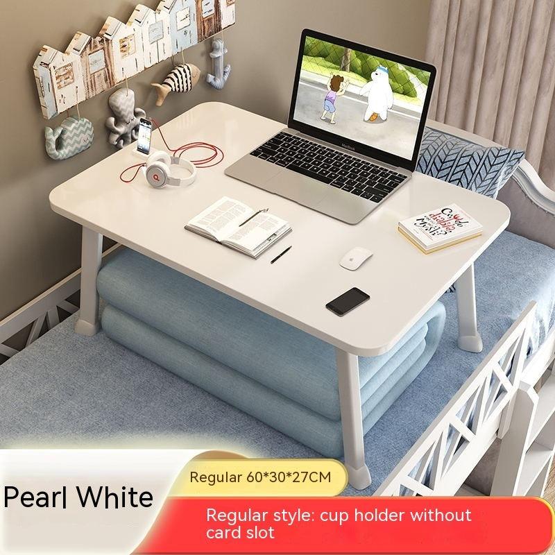 Folding Computer Bedroom Card Slot Bed Desk - Pacisia