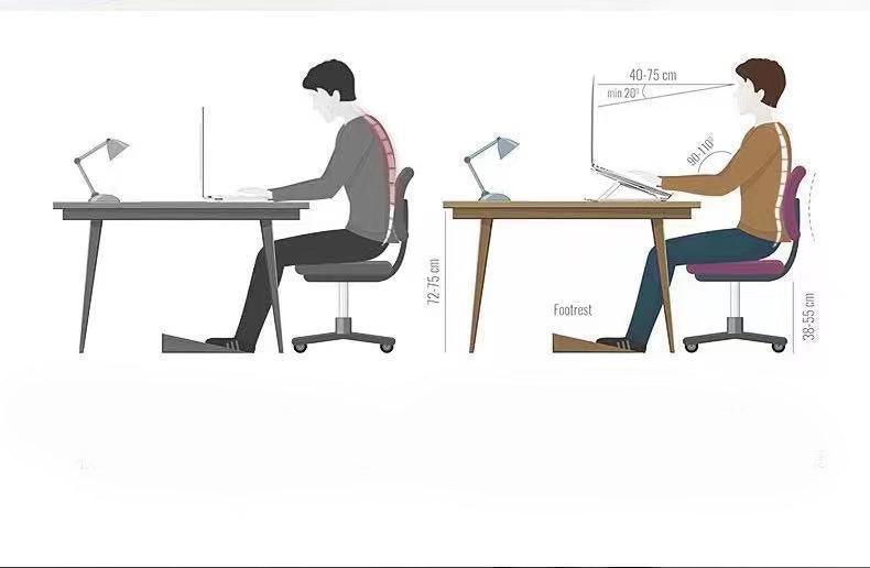 Folding Computer Desk Notebook Computer Stable With Double Fan - Pacisia