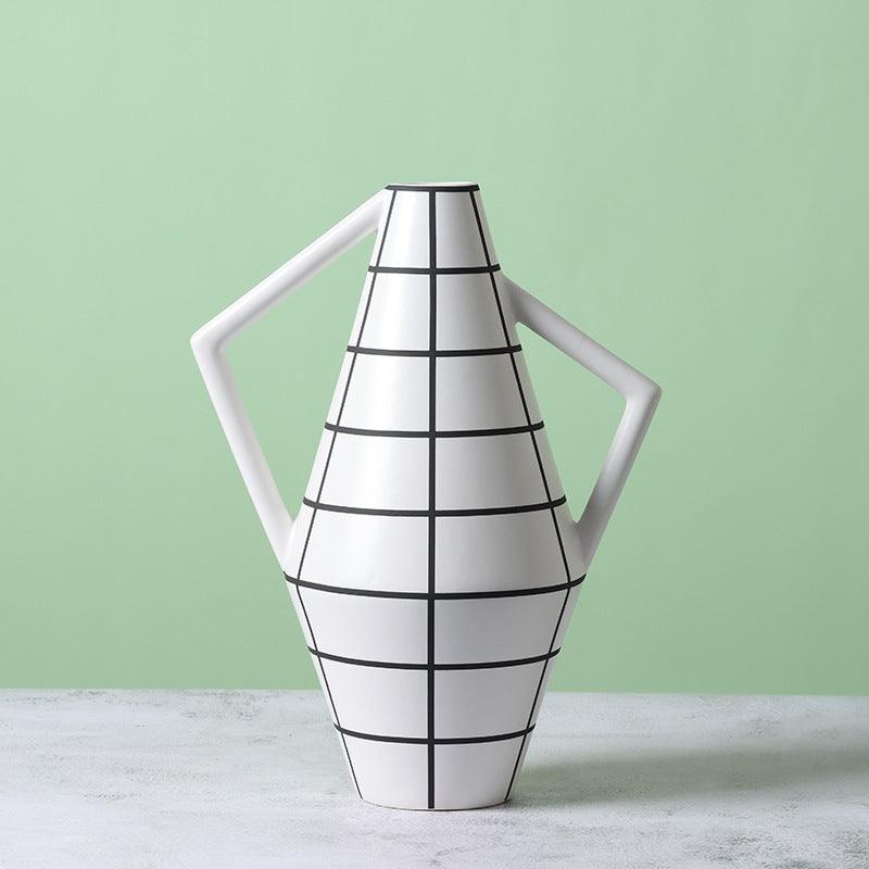 Fork-hand Shape Ceramic Vase Flower Home Decoration - Pacisia