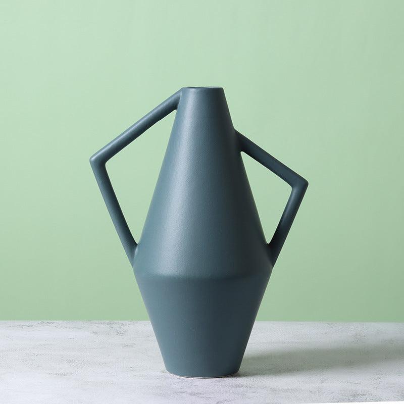 Fork-hand Shape Ceramic Vase Flower Home Decoration - Pacisia