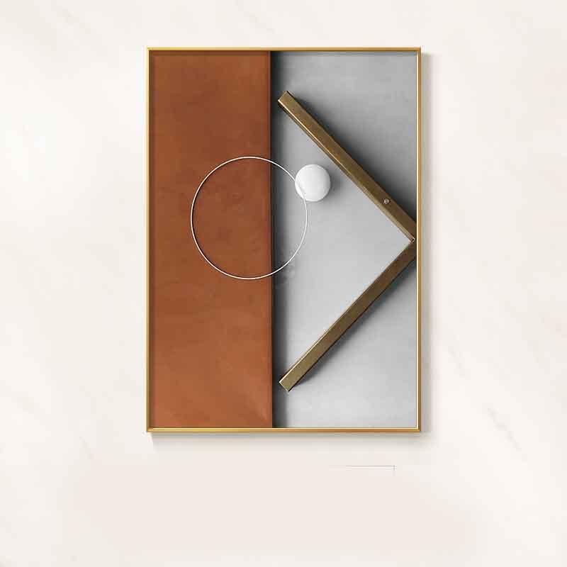 Geometric Abstract Canvas Painting - Modern Wall Art for Home Decor | Pacisia - Pacisia
