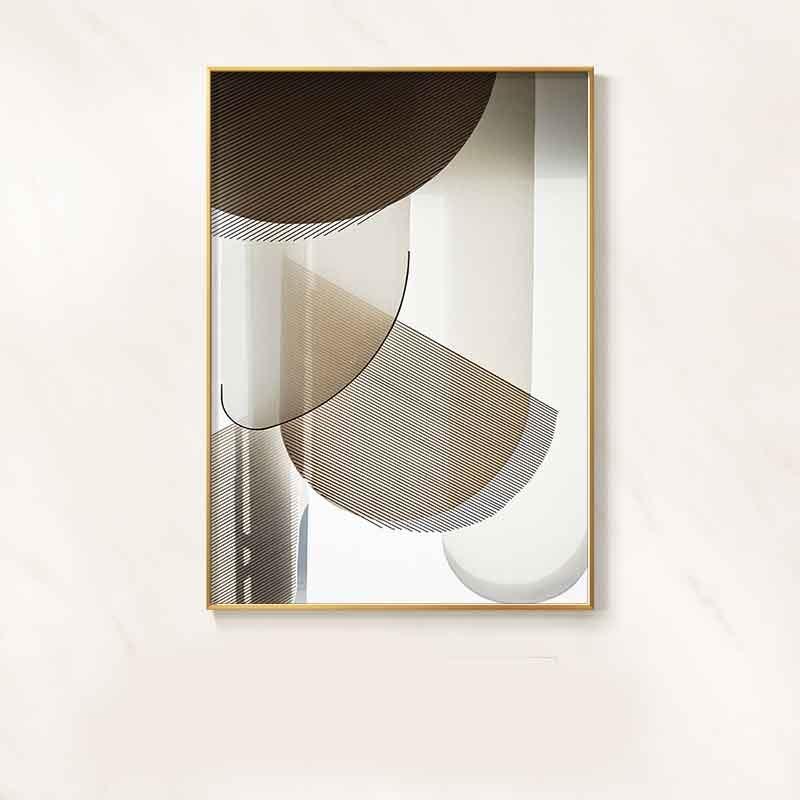 Geometric Abstract Canvas Painting - Modern Wall Art for Home Decor | Pacisia - Pacisia