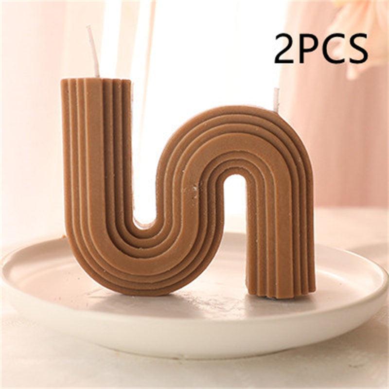 Geometric Handmade Soy Wax Candles - Fashion Art Scented Candles - Pacisia
