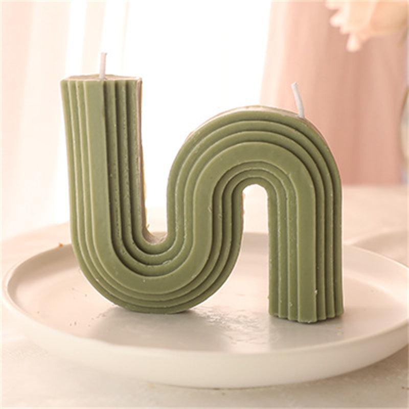 Geometric Handmade Soy Wax Candles - Fashion Art Scented Candles - Pacisia
