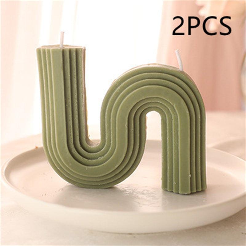 Geometric Handmade Soy Wax Candles - Fashion Art Scented Candles - Pacisia