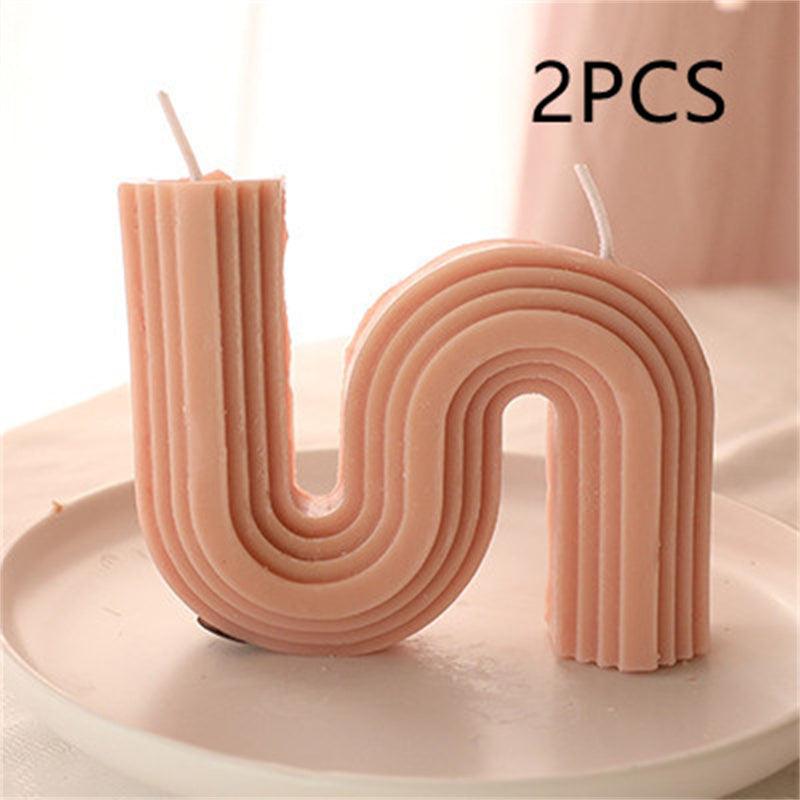 Geometric Handmade Soy Wax Candles - Fashion Art Scented Candles - Pacisia