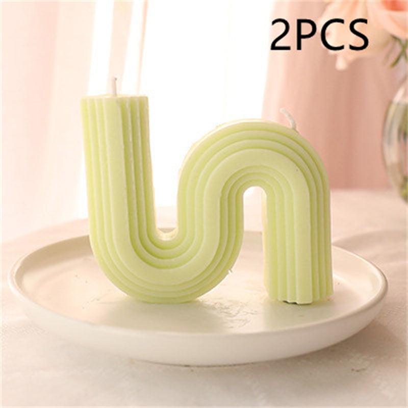 Geometric Handmade Soy Wax Candles - Fashion Art Scented Candles - Pacisia