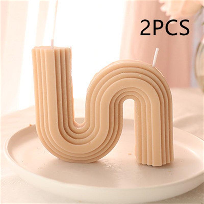 Geometric Handmade Soy Wax Candles - Fashion Art Scented Candles - Pacisia