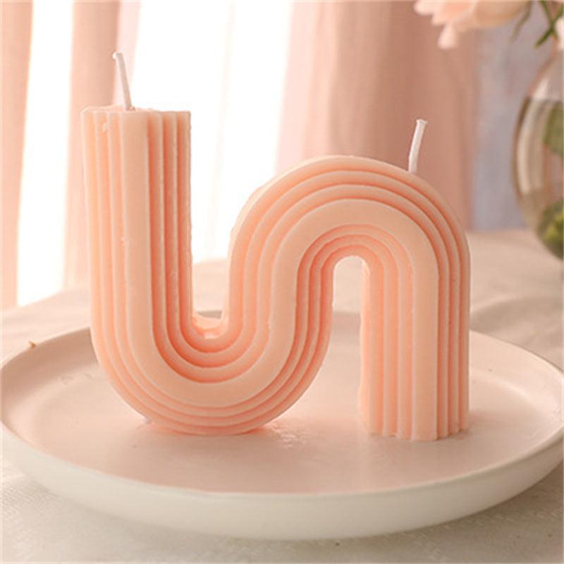 Geometric Handmade Soy Wax Candles - Fashion Art Scented Candles - Pacisia