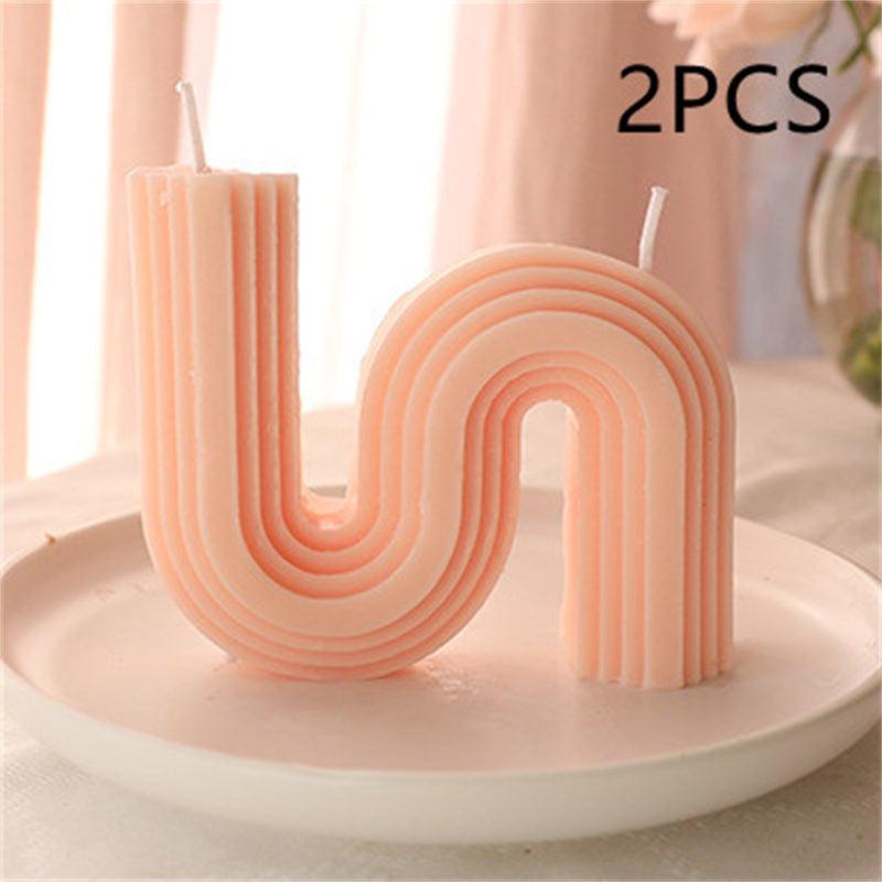 Geometric Handmade Soy Wax Candles - Fashion Art Scented Candles - Pacisia
