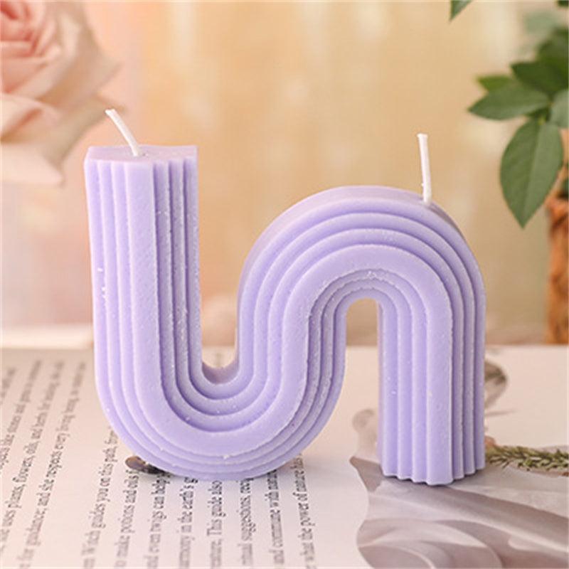 Geometric Handmade Soy Wax Candles - Fashion Art Scented Candles - Pacisia