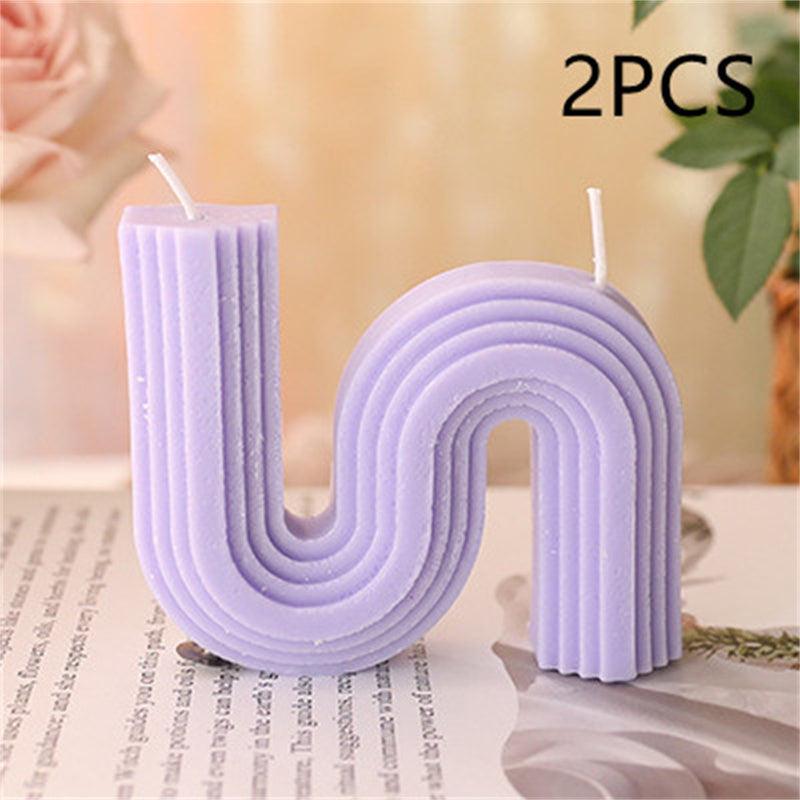 Geometric Handmade Soy Wax Candles - Fashion Art Scented Candles - Pacisia