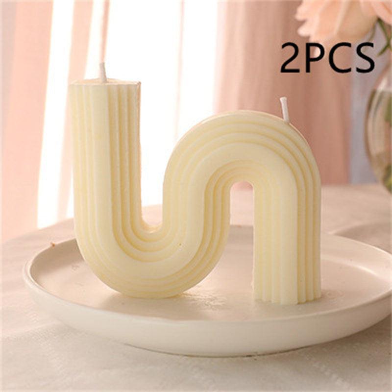 Geometric Handmade Soy Wax Candles - Fashion Art Scented Candles - Pacisia