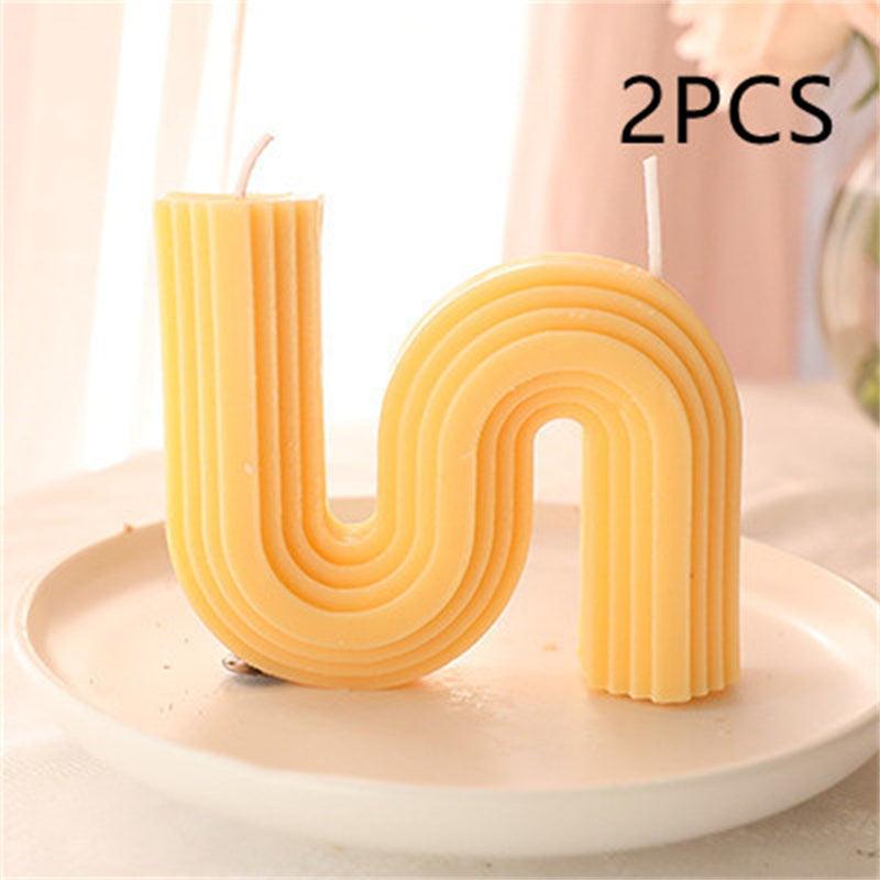 Geometric Handmade Soy Wax Candles - Fashion Art Scented Candles - Pacisia