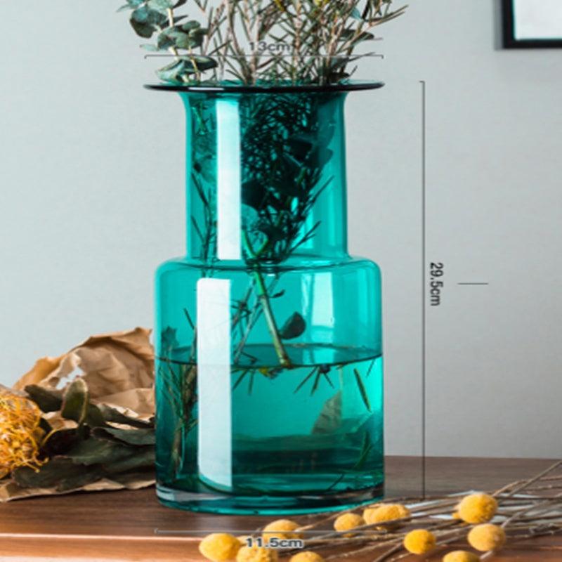 Glass Vase Decoration Living Room Flower Arrangement French Table Decoration - Pacisia
