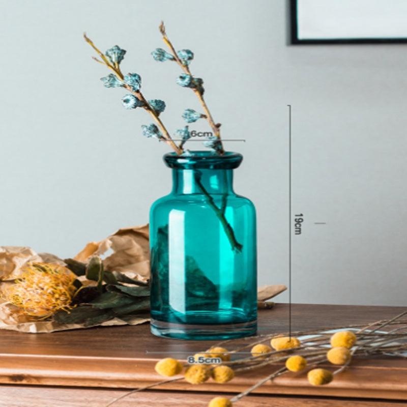 Glass Vase Decoration Living Room Flower Arrangement French Table Decoration - Pacisia
