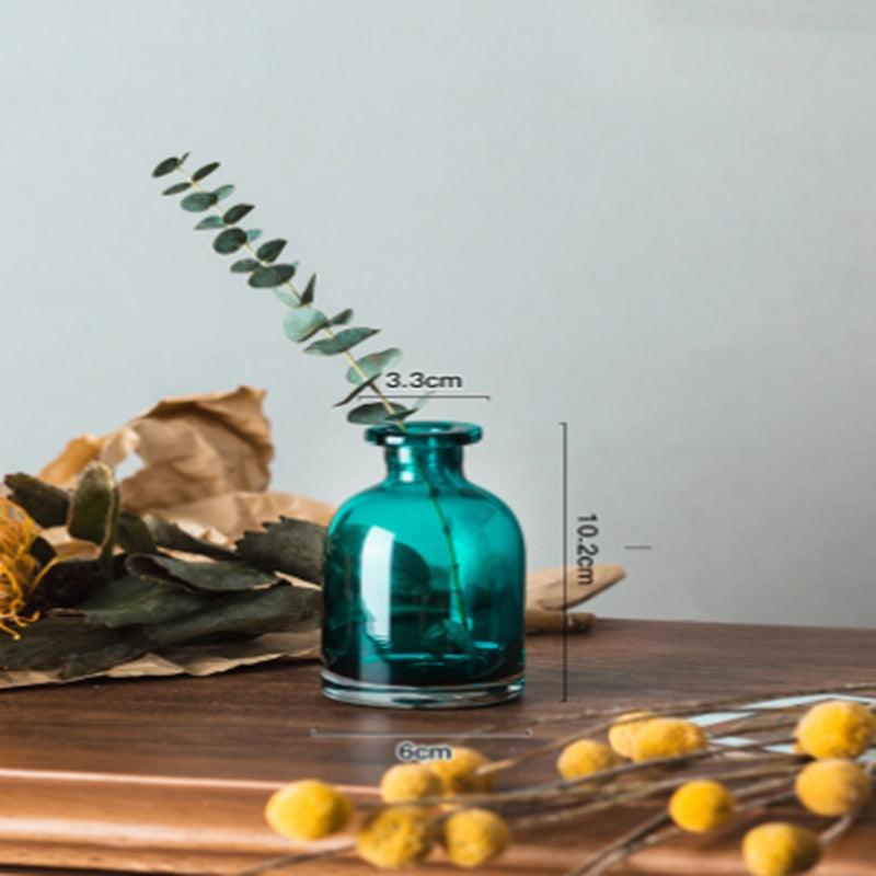 Glass Vase Decoration Living Room Flower Arrangement French Table Decoration - Pacisia