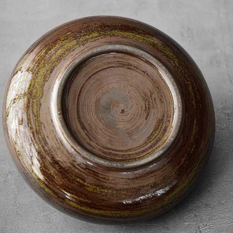Glazed Japanese Black Porcelain Antique Ceramic Vase - Pacisia