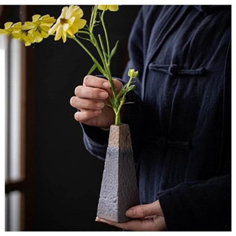 Gold Home Decoration Vase Japanese Zen Tea Art Variable Flow - Pacisia