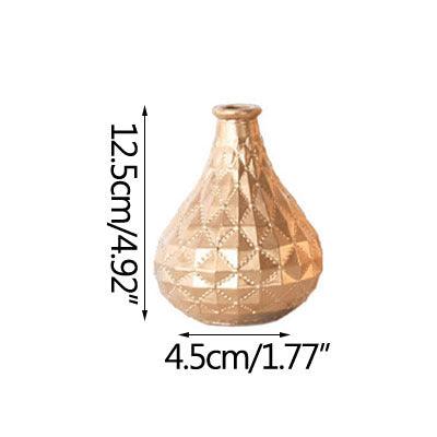 Golden glass vase - Pacisia