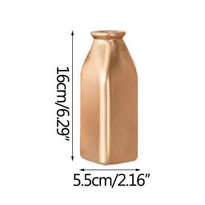 Golden glass vase - Pacisia