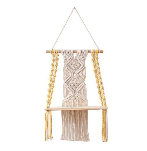Hand-Woven Tapestry Cotton Rope Wall Hanging - Pacisia