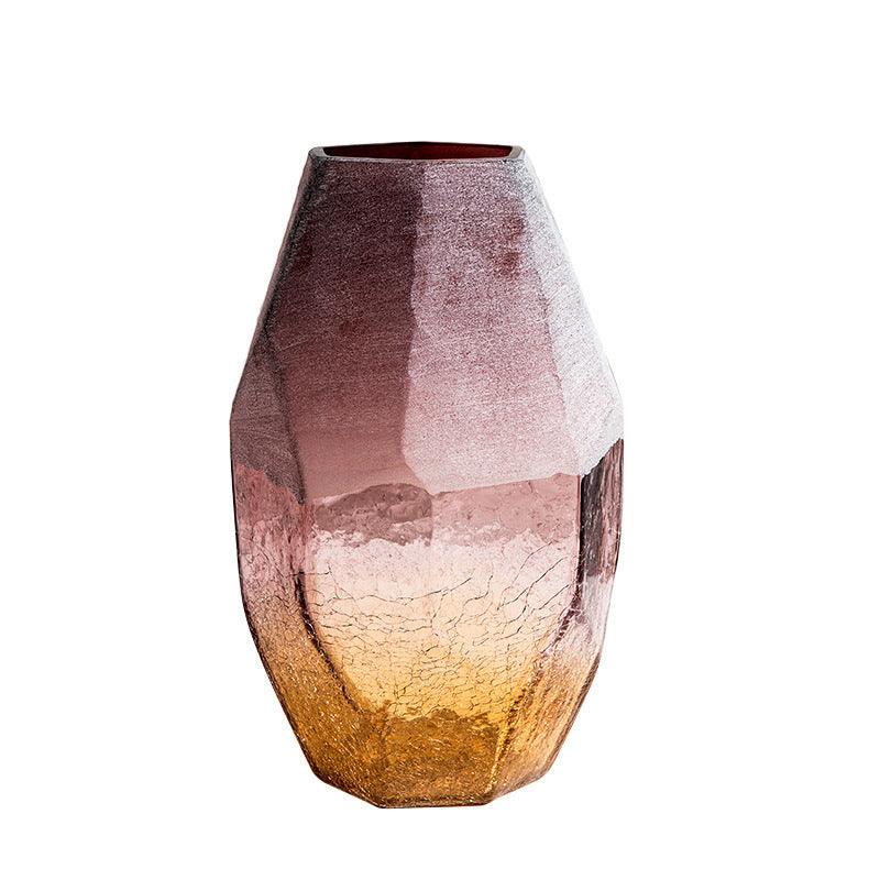 Handmade Colored Glass Vase Creative Home Decoration - Pacisia