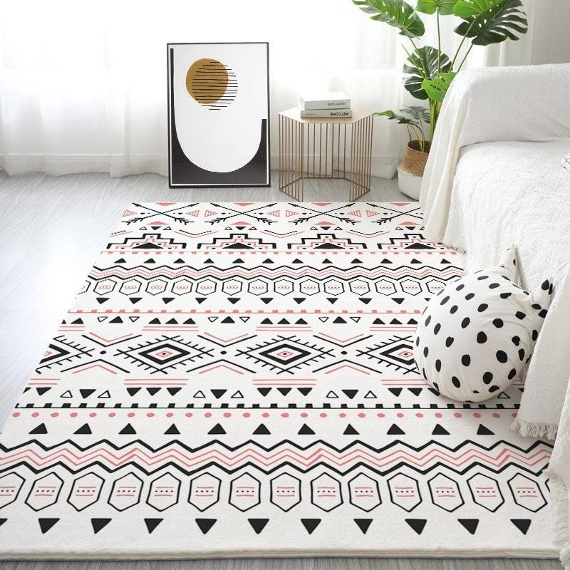 Home Bedroom Door Printed Non-slip Carpet - Pacisia