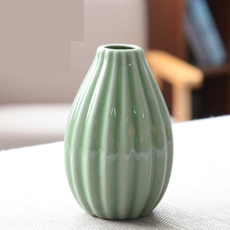 Home Living Room Modern Creative Small Celadon Vase - Pacisia