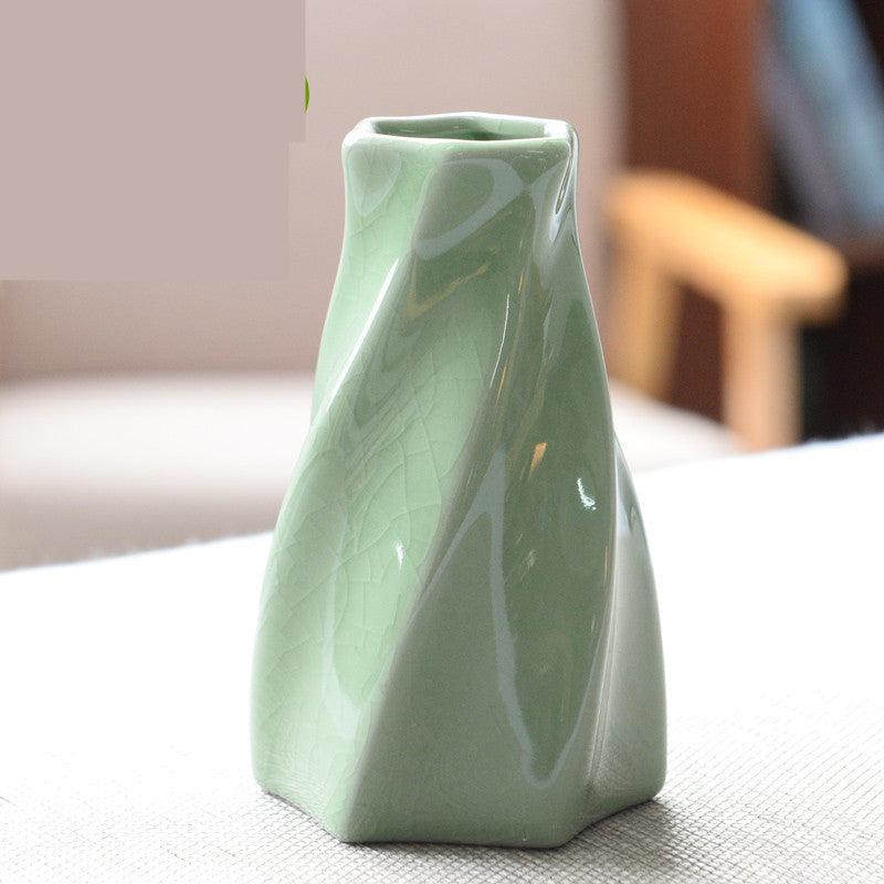 Home Living Room Modern Creative Small Celadon Vase - Pacisia