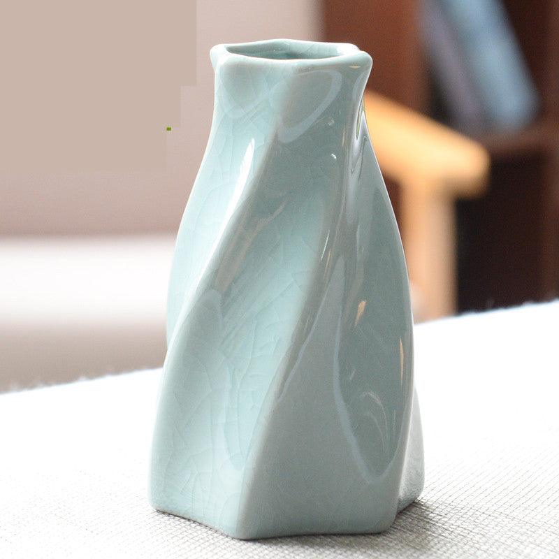 Home Living Room Modern Creative Small Celadon Vase - Pacisia