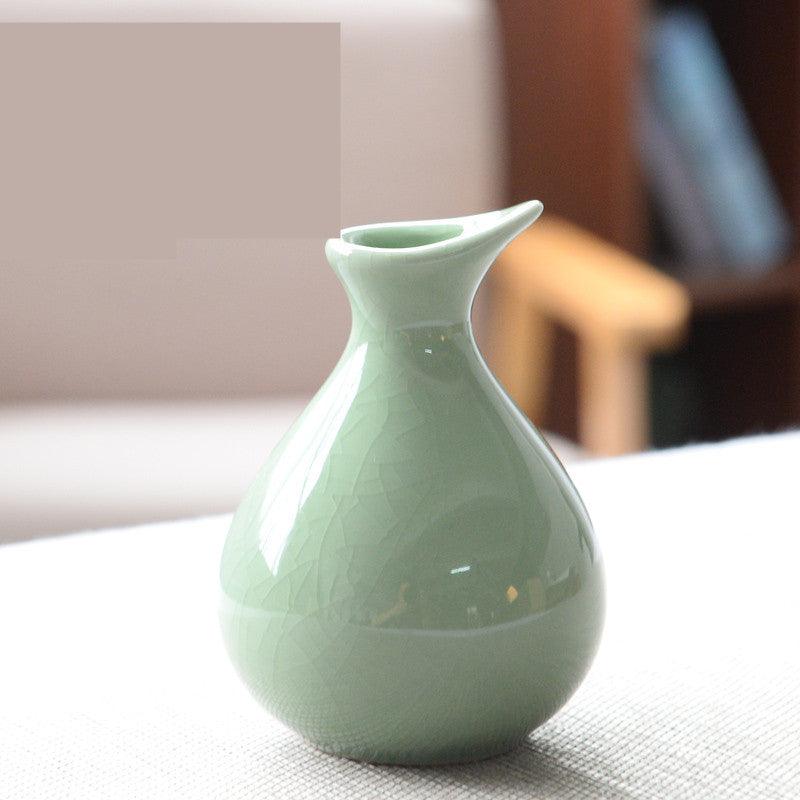 Home Living Room Modern Creative Small Celadon Vase - Pacisia