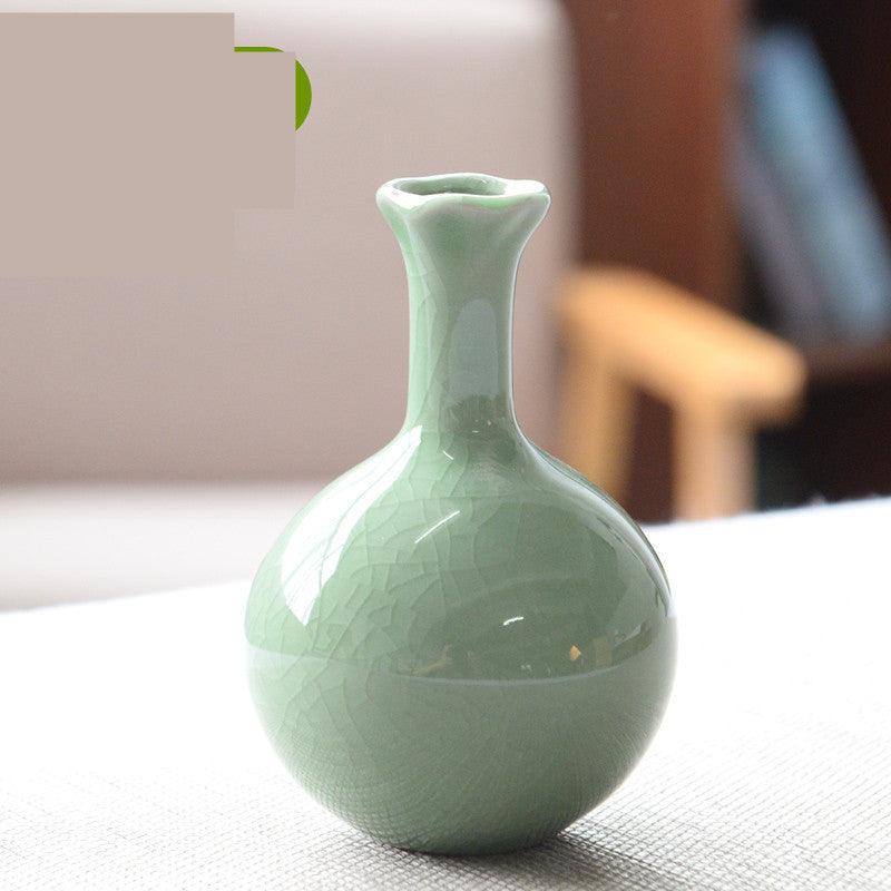Home Living Room Modern Creative Small Celadon Vase - Pacisia