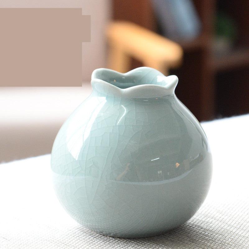 Home Living Room Modern Creative Small Celadon Vase - Pacisia