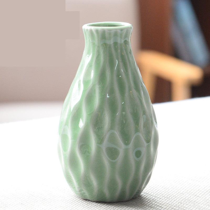 Home Living Room Modern Creative Small Celadon Vase - Pacisia