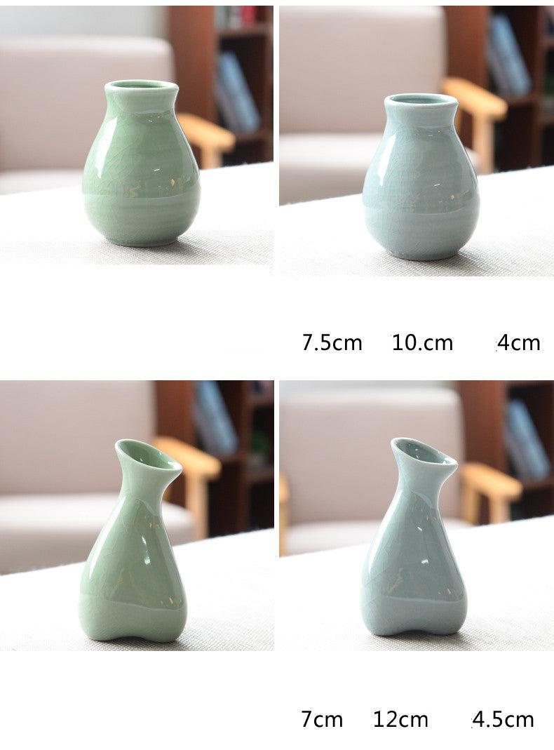Home Living Room Modern Creative Small Celadon Vase - Pacisia