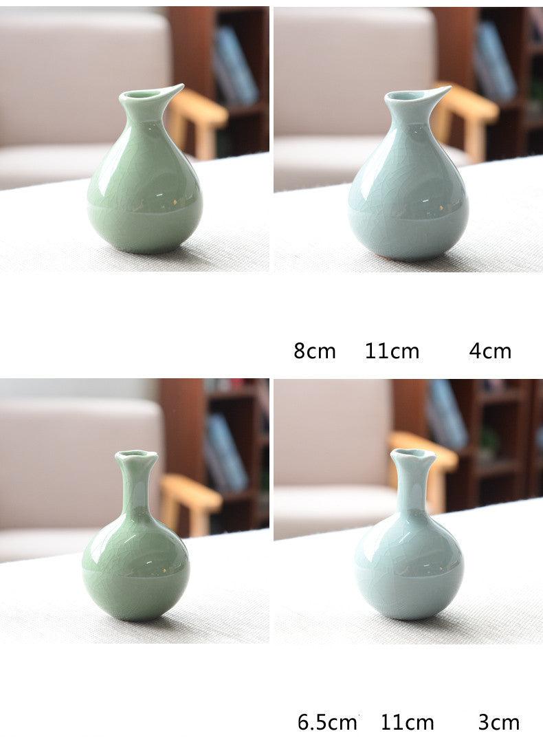 Home Living Room Modern Creative Small Celadon Vase - Pacisia