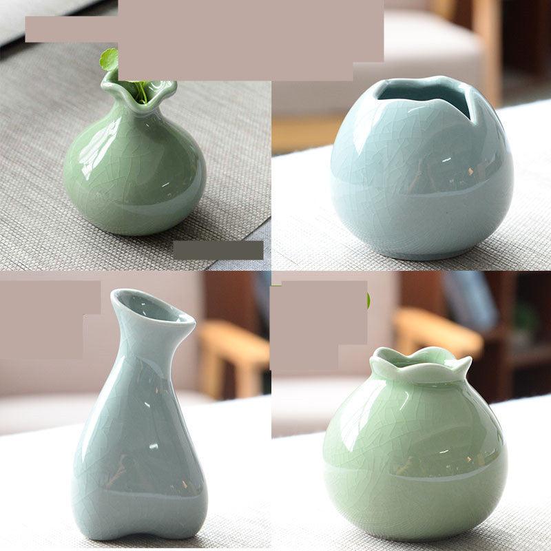 Home Living Room Modern Creative Small Celadon Vase - Pacisia
