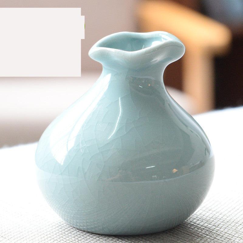 Home Living Room Modern Creative Small Celadon Vase - Pacisia
