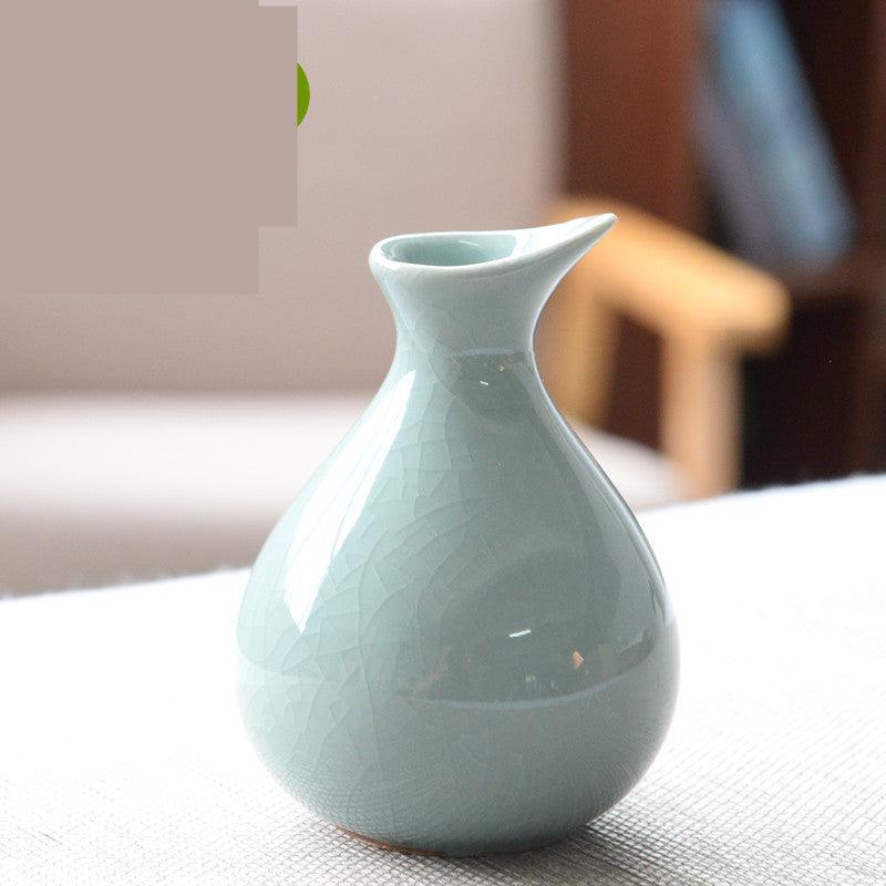 Home Living Room Modern Creative Small Celadon Vase - Pacisia