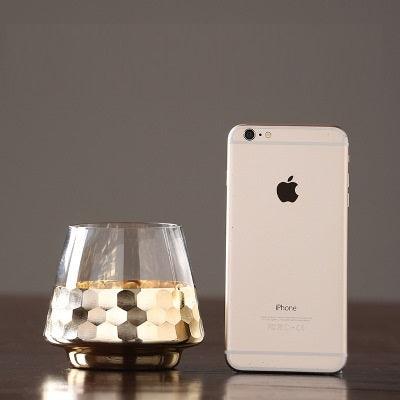 Honeycomb Glass Vase Transparent - Pacisia